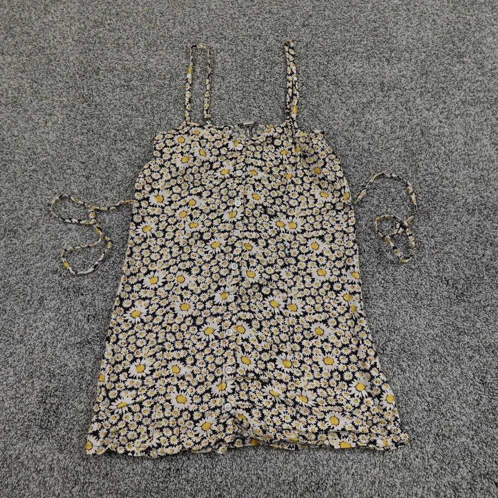 American Eagle Shirt Womens Extra Small White Floral Sleeveless Tank Top Cami AE
